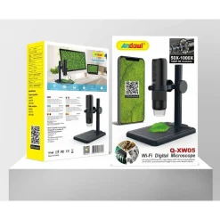 MICROSCOPIO DIGITALE Q-XW05 WI-FI USB 1080P RISOLUZIONE HD 50-1000X PORTATILE