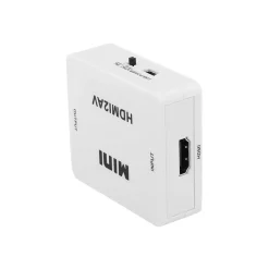 MINI ADATTATORE VIDEO DIGITALE HDMI A AV RCA CONVERTITORE DIGITALE ANALOGICO