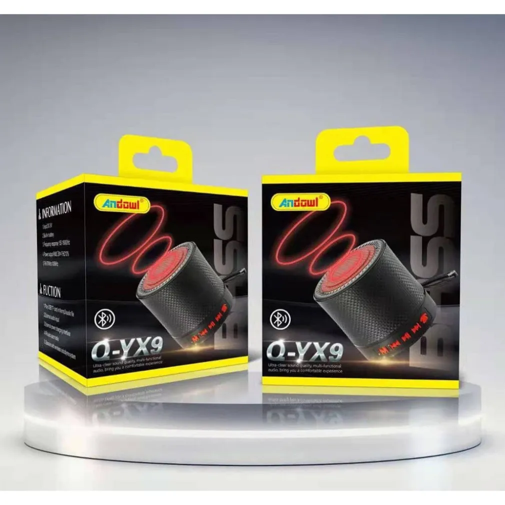 MINI ALTOPARLANTE WIRELESS RICARICABILE USB CON CONNESSIONE BLUETOOTH V5.0 Q-YX9