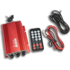 MINI AMPLIFICATORE STEREO A 2 CANALI PER AUTO MOTO DA 500W USB MP3 KINTER MA-150