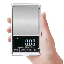 MINI BILANCIA TASCABILE DIGITALE 0,01 G 500 G DISPLAY LCD RETROILLUMINATO Q-D101