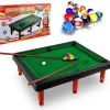 MINI BILIARDO GIOCATTOLO PER BAMBINI CON DUE STECCHE BIGLIE E ACCESSORI