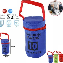 MINI BORSA TERMICA PORTABOTTIGLIA PER BAMBINI SCUOLA 8 ORE DI FRESCHEZZA 50 CL