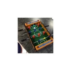 MINI CALCETTO DA TAVOLO STRUTTURA IN LEGNO E SAGOME IN PLASTICA PALLINA INCLUSA