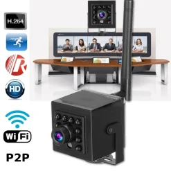 MINI CAMERA WIFI 1080P HD RETE IP CAMERA PINHOLE CAMERA VIDEO SORVEGLIANZA 228WF