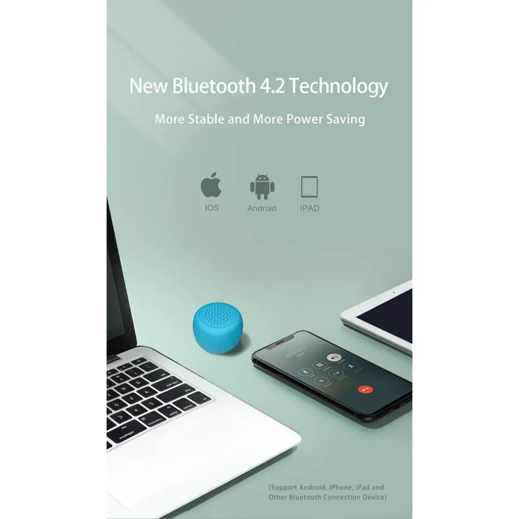 MINI CASSA BLUETOOTH PORTATILE SPEAKER SMARTPHONE VIVAVOCE BLUETOOTH 5.0 Q-YX310