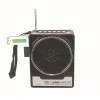 MINI CASSA SPEACKER PORTATILE CON RADIO FM PORTA USB LETTORE SD MP3 AUDIO MUSICA