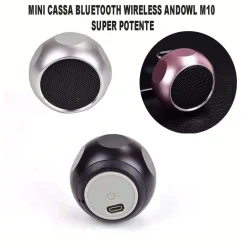MINI CASSA SPEAKER ALTOPARLANTE 3W BLUETOOTH V4,2 WIRELESS VIVAVOCE M10