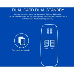 MINI CELLULARE L8STAR SMARTPHONE GSM BLUETOOTH DUALSIM TASCABILE NON TRACCIABILE