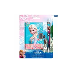MINI DIARIO TACCUINO CON LUCCHETTO+PENNA ABBINATA SCUOLA DISNEY FROZEN