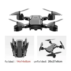 MINI DRONE QUADRICOTTERO PIEGHEVOLE CON TELECAMERA 4K TELECOMANDO WIFI 2,4G Q718