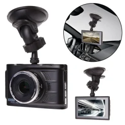 MINI DV DVR TELECAMERA PER AUTO VIDEOREGISTRATORE AUTO 2 TELECAMERE FULL HD WDR
