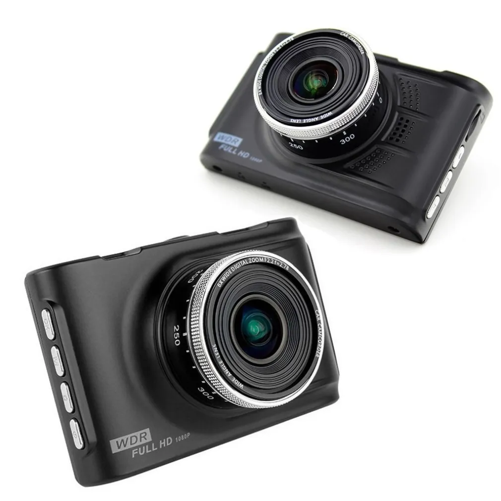 MINI DV DVR TELECAMERA PER AUTO VIDEOREGISTRATORE AUTO 2 TELECAMERE FULL HD WDR