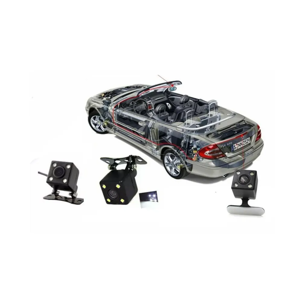 MINI DV DVR TELECAMERA PER AUTO VIDEOREGISTRATORE AUTO 2 TELECAMERE FULL HD WDR