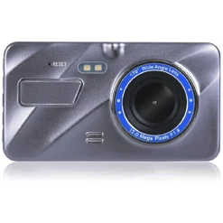 MINI DVR TELECAMERA VIDEOREGISTRATORE PER AUTO 2 TELECAMERE SUPER HD DISPLAY 4"