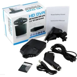 MINI DVR TELECAMERA VIDEOREGISTRATORE AUTO HD MONITOR LCD 2.5" VIDEO 6 LED