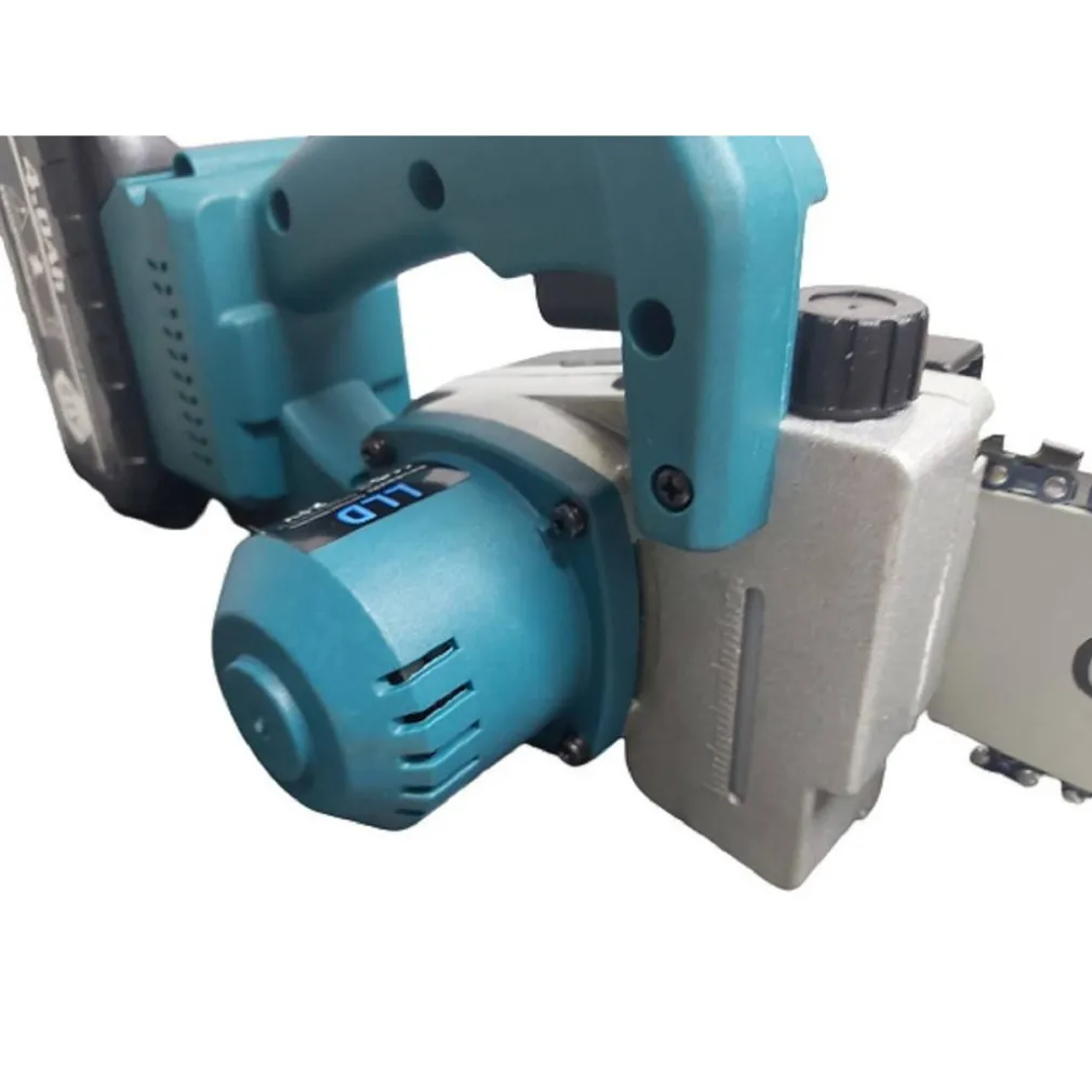 MINI ELETTROSEGA 12" 2 BATTERIE 21V CON SERBATOIO OLIO MOTOSEGA ELETTRICA VALIGIA