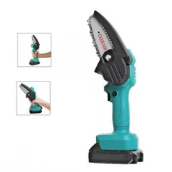 MINI ELETTROSEGA A DOPPIA BATTERIA MOTOSEGA ELETTRICA TAGLIARAMI 4'' 318