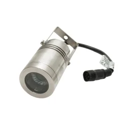 MINI FARETTO LED 24V IP68 RGB 4000K STAFFA ORIENTABILE 8W DMX RGBW LUCE GIARDINO