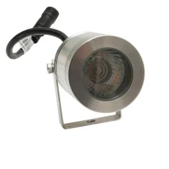 MINI FARETTO LED 24V IP68 RGB 4000K STAFFA ORIENTABILE 8W DMX RGBW LUCE GIARDINO