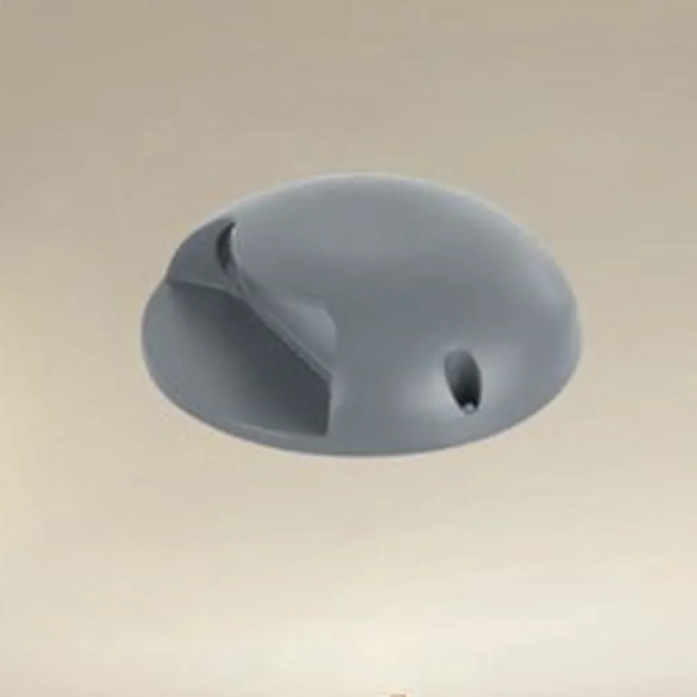 MINI FARETTO SEGNAPASSO A LED 4 WATT ROTONDO GRIGIO 440LM LUCE FREDDA 6500K 33610