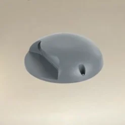 MINI FARETTO SEGNAPASSO LED 4 WATT ROTONDO GRIGIO 440LM LUCE NATURALE 4000K 33627