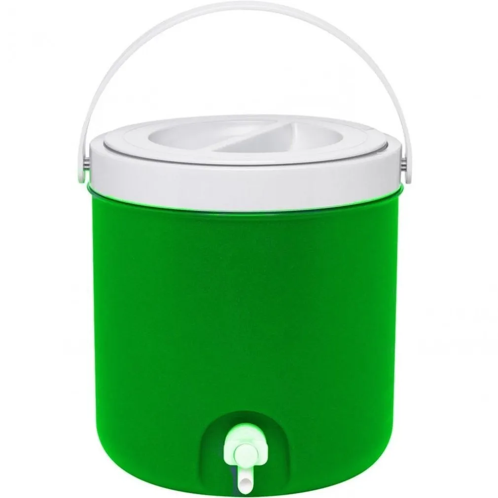 MINI FRIGORIFERO PASSIVO TERMICO SECCHIELLO GHIACCIO TONDO 8 LT CON RUBINETTO