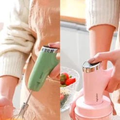 MINI FRULLATORE ELETTRICO RICARICABILE MULTIFUNZIONALE CON FRUSTA SBATTITORE