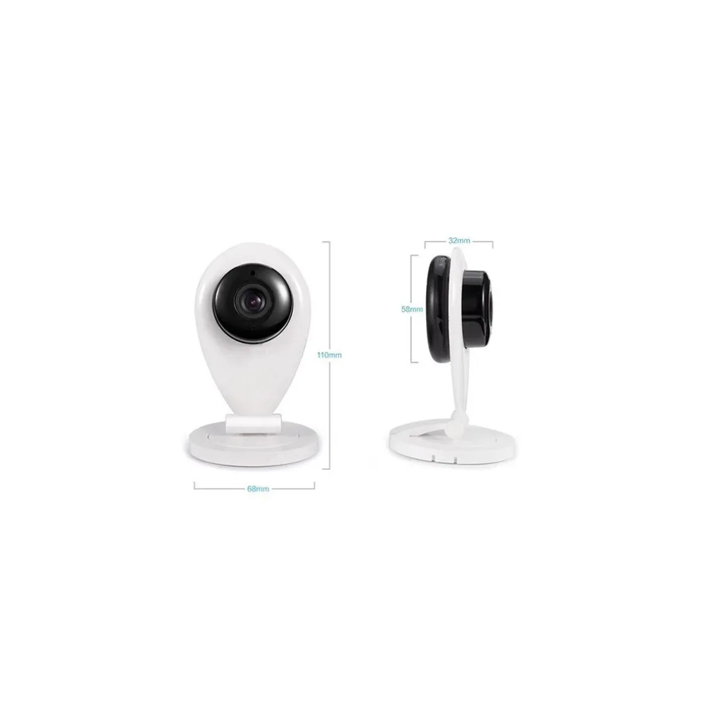MINI IP WIFI SD DVR WIRELESS CAMERA WIFI HD IR SMARTPHONE AUDIO CAM BABY MONITOR