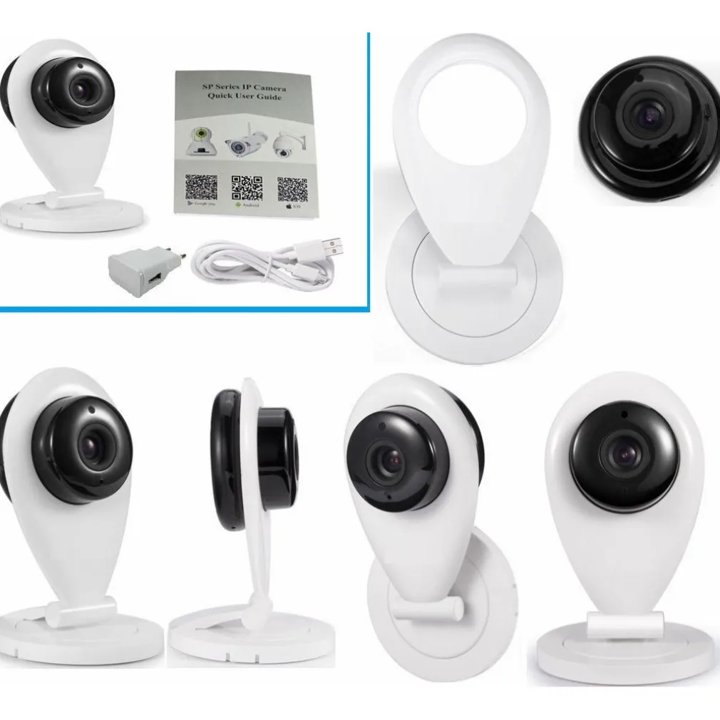 MINI IP WIFI SD DVR WIRELESS CAMERA WIFI HD IR SMARTPHONE AUDIO CAM BABY MONITOR