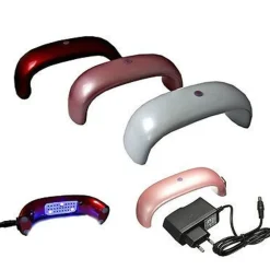 MINI LAMPADA FORNETTO UV 3 LED 6W PER MANI E PIEDI NAIL ART RICOSTRUZIONE UNGHIE