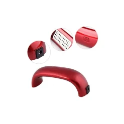 MINI LAMPADA FORNETTO UV 3 LED 6W PER MANI E PIEDI NAIL ART RICOSTRUZIONE UNGHIE