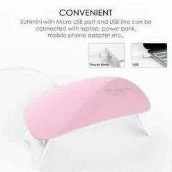 MINI LAMPADA UV LED FORNETTO RICOSTRUZIONE UNGHIE PER GEL UNGHIE MINI PORTATILE