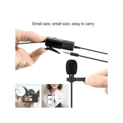 MINI MICROFONO LAVALIER OMNIDIREZIONALE 360° PER SMARTPHONE FOTOCAMERA Q-955S