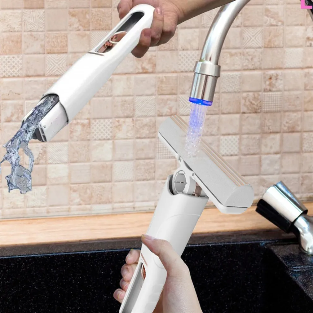 MINI MOP MOCIO IN SPUGNA PORTATILE SPAZZOLA SUPER ASSORBENTE PER CUCINA VETRI