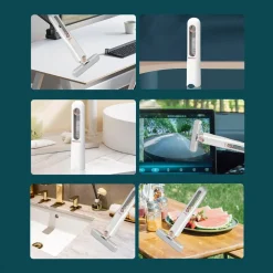 MINI MOP MOCIO IN SPUGNA PORTATILE SPAZZOLA SUPER ASSORBENTE PER CUCINA VETRI