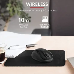 MINI MOUSE SENZA FILO OTTICO WIRELESS 2.AGHZ QM61 DONGLE USB PC COMPUTER LAPTOP