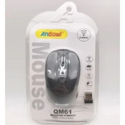 MINI MOUSE SENZA FILO OTTICO WIRELESS 2.AGHZ QM61 DONGLE USB PC COMPUTER LAPTOP