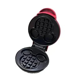 MINI PIASTRA MACCHINA PER WAFFLE A FORMA DI TOPOLINO ANTIADERENTE BAMBINI FACILE DA USARE