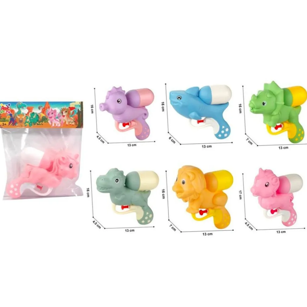 MINI PISTOLA AD ACQUA MILLESPRUZZI ANIMALI COLORATI GIOCO BAMBINI SPIAGGIA MARE