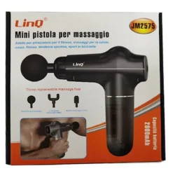 MINI PISTOLA PER MASSAGGI VIBRAZIONI A PERCUSSIONE TERAPIA SALUTE FITNESS JM2575