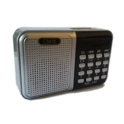 MINI RADIO PORTATILE RADIOLINA FM LETTORE MP3 USB TF MICROSD CMIK MK-140