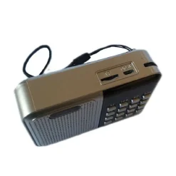 MINI RADIO PORTATILE RADIOLINA FM LETTORE MP3 USB TF MICROSD CMIK MK-140