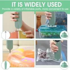 MINI SIGILLATORE PER SOTTOVUOTO 7IN1 PORTATILE 3 VELOCITÀ RICARICABILE CON 5 SACCHETTI