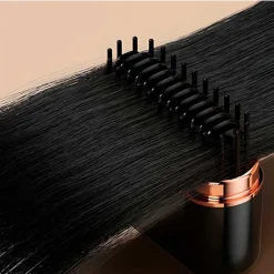 MINI SPAZZOLA PETTINE LISCIANTE CAPELLI PORTATILE USB SENZA FILI CON CONTROLLO TEMPERATURA