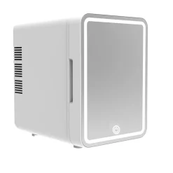 MINI SPECCHIO TRUCCO FRIGORIFERO PORTATILE 4LT CON LUCE LED AUTO CASA DOPPIO USO