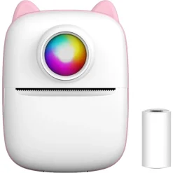 MINI STAMPANTE PORTATILE FOTOGRAFICA TASCABILE CON BATTERIA DA 1000 MAH 203 DPI