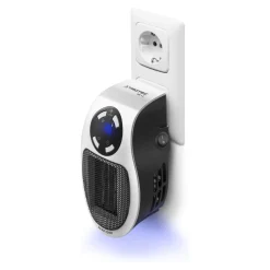 MINI STUFA ELETTRICA A MURO PARETE DISPLAY DIGITALE HANDY TERMO RISCALDA 500 W