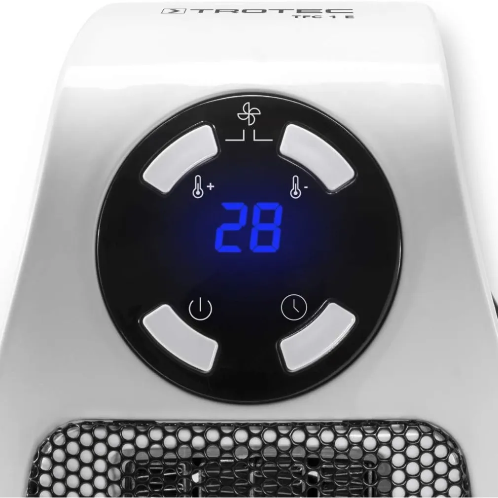 MINI STUFA ELETTRICA A MURO PARETE DISPLAY DIGITALE HANDY TERMO RISCALDA 500 W