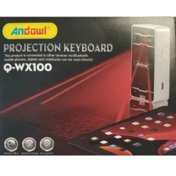 MINI TASTIERA A PROIEZIONE LASER VIRTUALE WIRELESS BLUETOOTH SMARTPHONE Q-WX100
